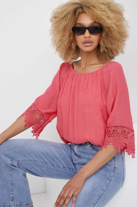 Blúzka Answear.LAB NL233426005.db oranžová WW23