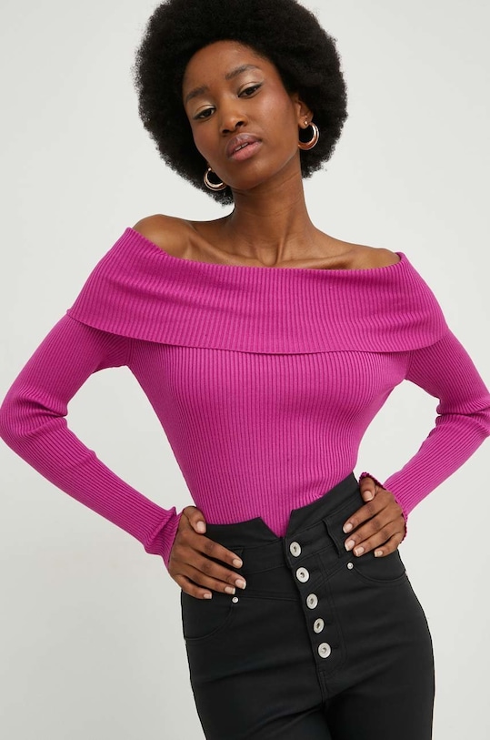 Answear Lab body pozostałe różowy vmc1688.1W