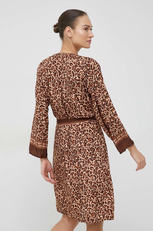 Odzież Answear Lab szlafrok jedwabny MI08.3WK brązowy