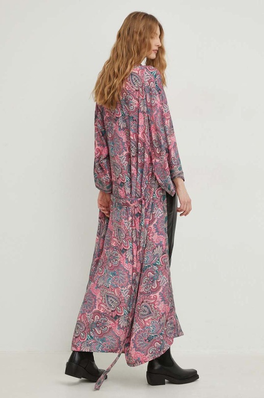 Oblečení Hedvábný župan Answear.LAB KI01.6WK růžová