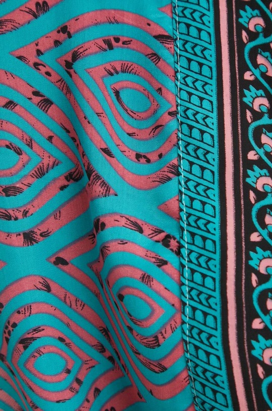 Answear Lab kimono jedwabne SN01.WK turkusowy