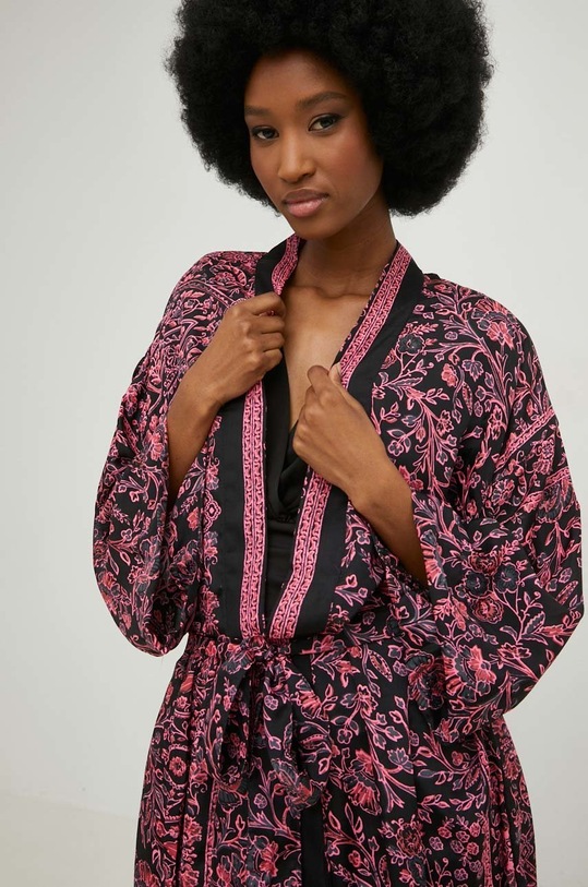 Answear Lab kimono jedwabny SN01.1WK czarny