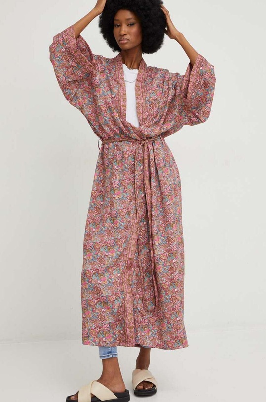 Answear Lab selyem kimonó K101.3.db piros WW23