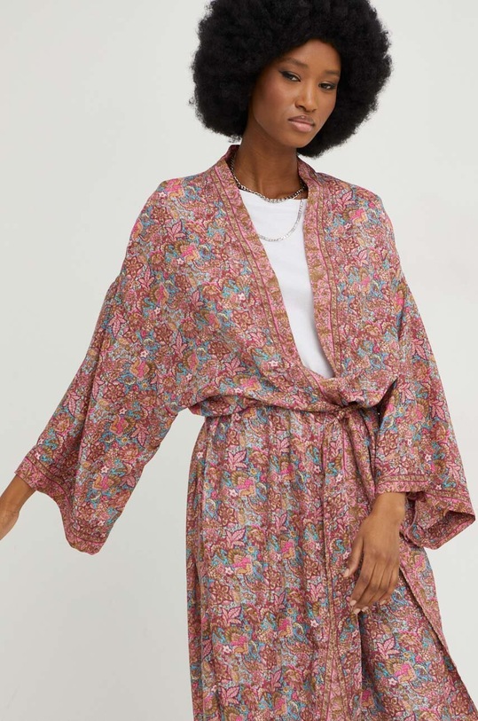 Answear Lab selyem kimonó piros K101.3.db