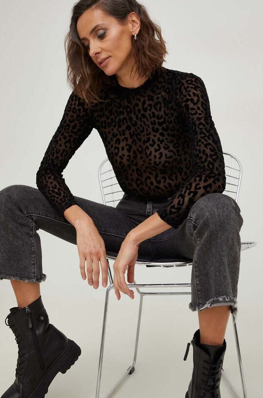 Боди Answear Lab 1043.db черен