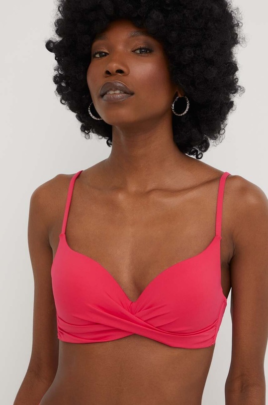 Plavková podprsenka Answear.LAB vrchný ružová 1544.gora.FUCH.KK