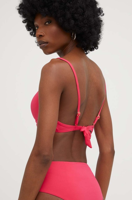 Plavková podprsenka Answear.LAB 1544.gora.FUCH.KK ružová WW23