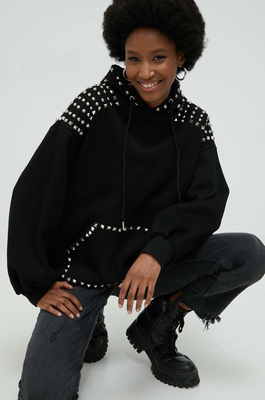 Answear Lab bluza pozostałe czarny 5287.js