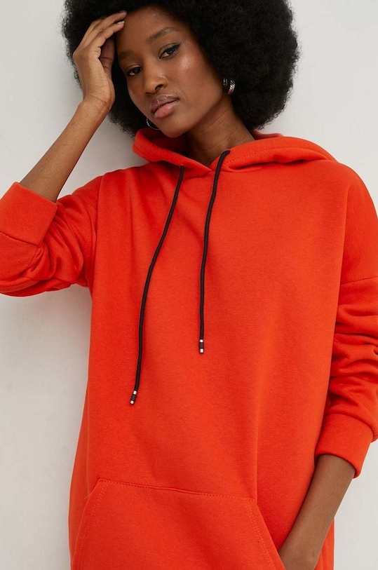Answear Lab bluza pomarańczowy 1355.h