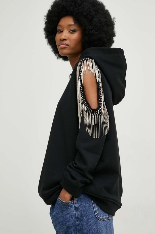 Answear Lab bluza bawełniana SNG2js. czarny WW23