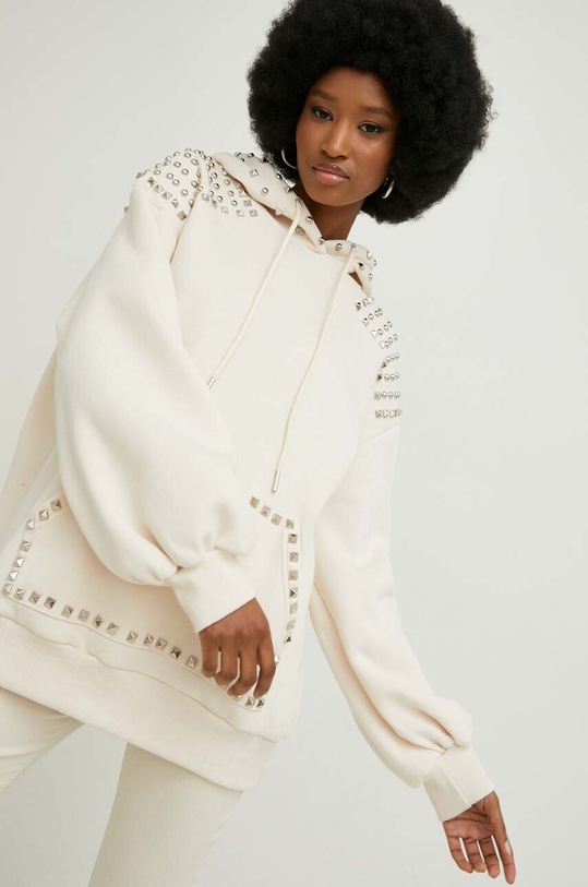 Answear Lab bluza X kolekcja limitowana SISTERHOOD pozostałe beżowy 5287.KK