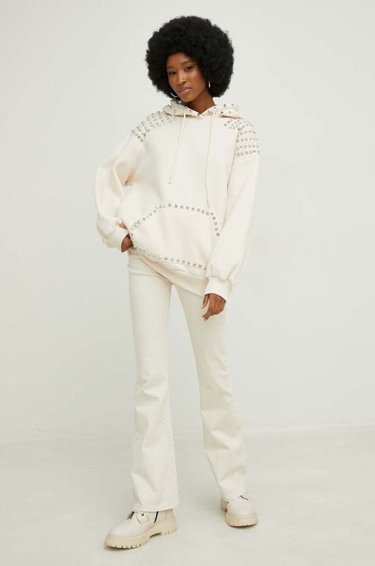 Answear Lab bluza X kolekcja limitowana SISTERHOOD 5287.KK beżowy WW23