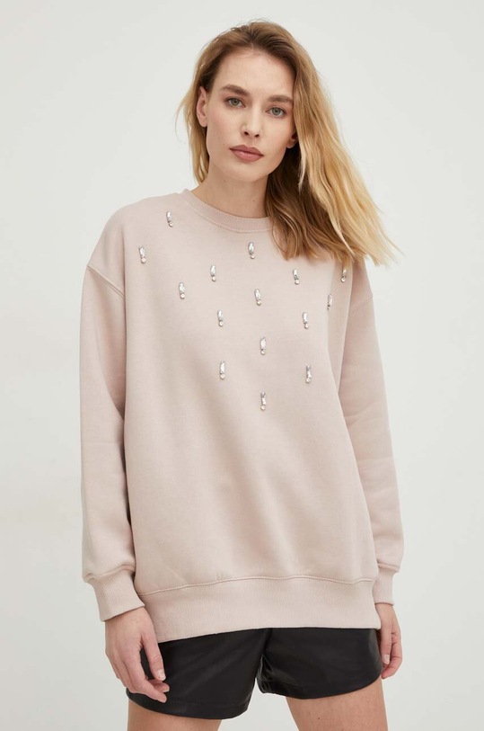 Answear Lab bluza bawełniana beżowy SNG4c.js