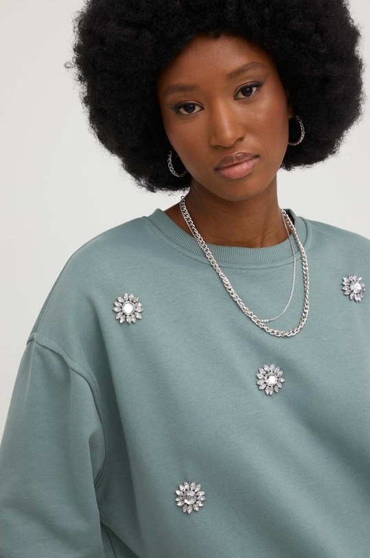 Answear Lab hanorac de bumbac verde SNG12.db