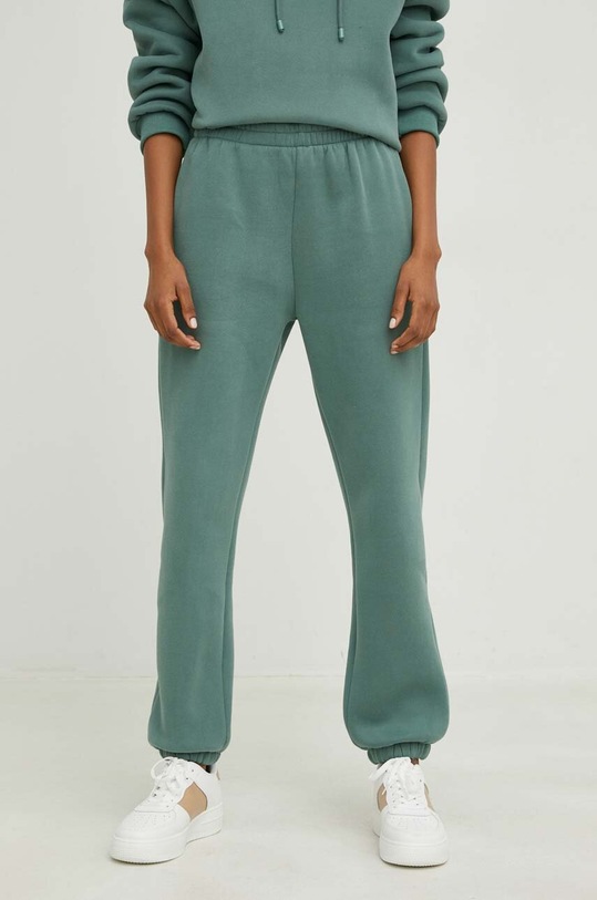 Одяг Бавовняний спортивний костюм Answear Lab j53121.6spodnie.j21160. зелений