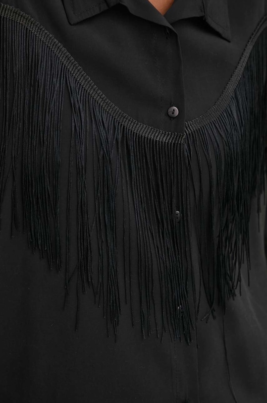 Answear Lab koszula X kolekcja limitowana SISTERHOOD SNG5js czarny WW23