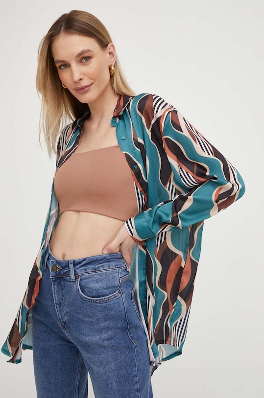 Answear Lab koszula zielony 329521.h