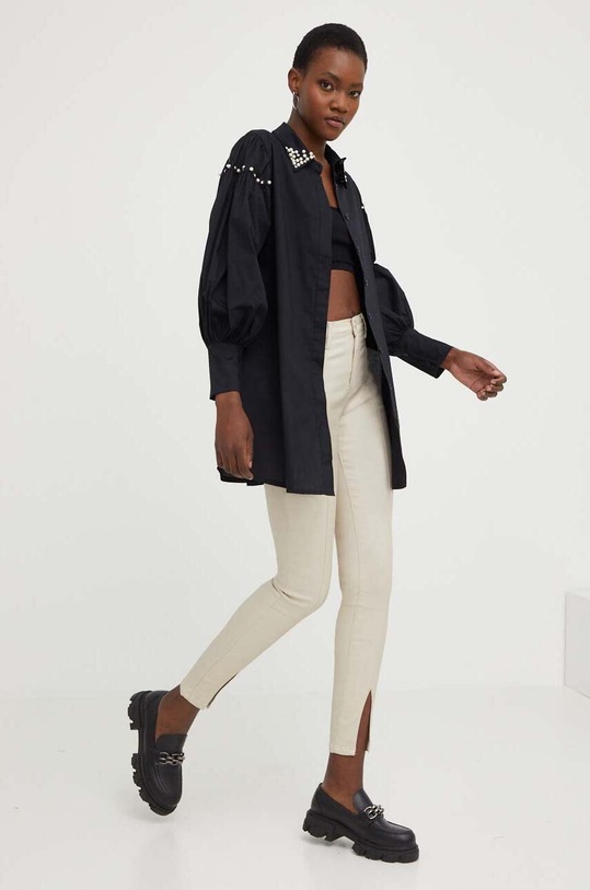 Odzież Answear Lab koszula 5265.1w czarny