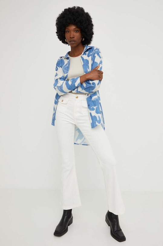 Košile Answear.LAB 92976.1KK bílá WW23