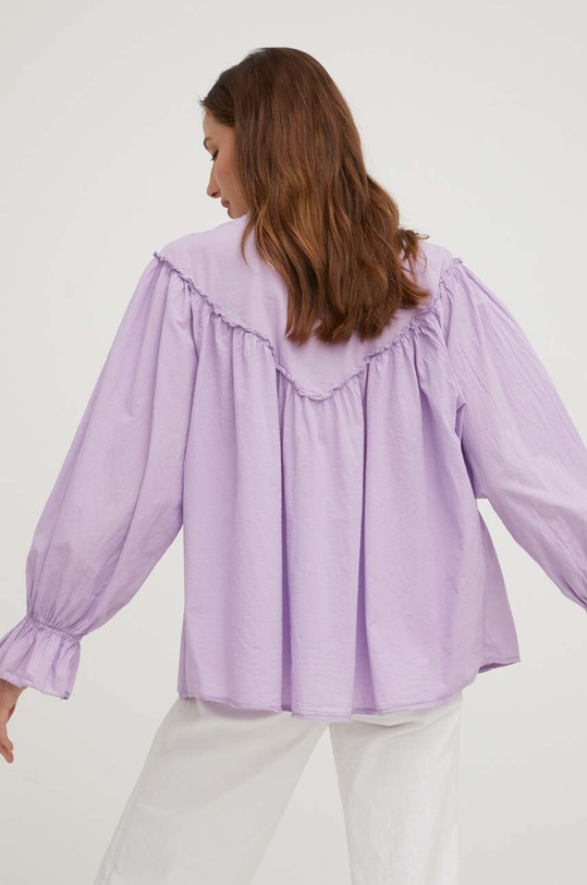 Odzież Answear Lab koszula s30012.W fioletowy