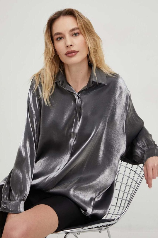 Answear Lab koszula 83215.1KK srebrny WW23