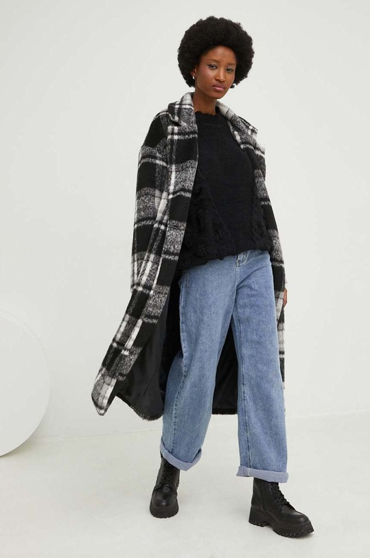 Kabát Answear.LAB 95045a.JS šedá WW23