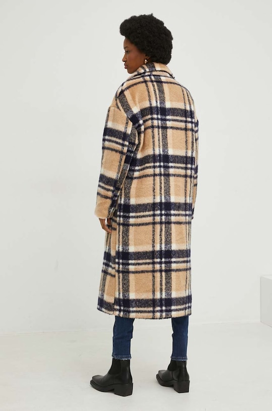 Odzież Answear Lab płaszcz 95045a.js1 beżowy