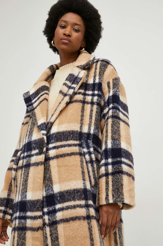 Answear Lab płaszcz beżowy 95045a.js1