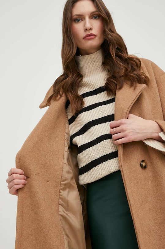 Answear Lab płaszcz wełniany 9935.2h