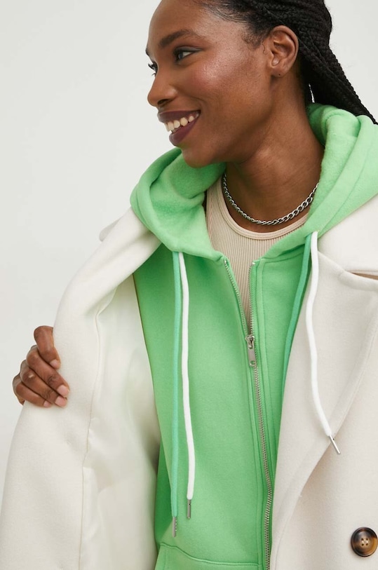 Answear Lab płaszcz z wełną AH22456.WK