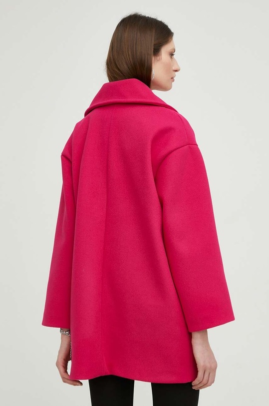 Odzież Answear Lab płaszcz z wełną AH22456.2WK różowy