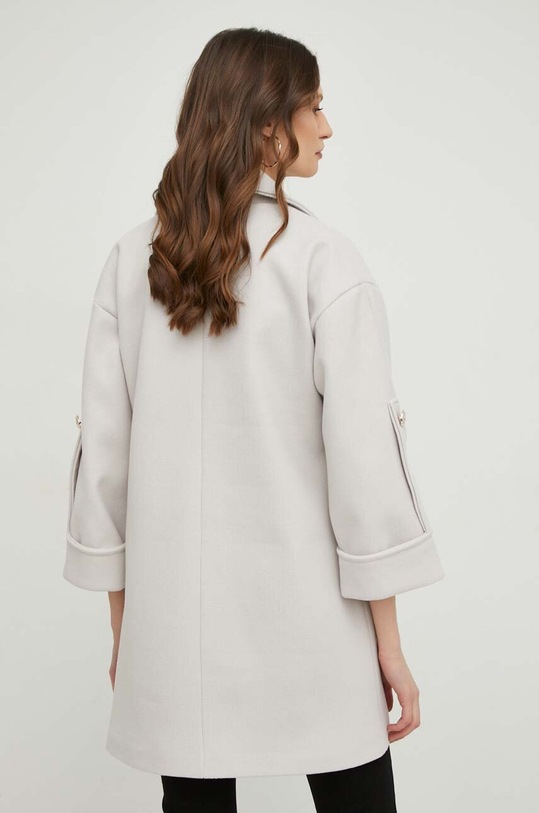 Odzież Answear Lab płaszcz 8711.js beżowy
