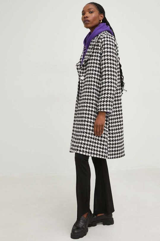 Odzież Answear Lab płaszcz 12878.js czarny