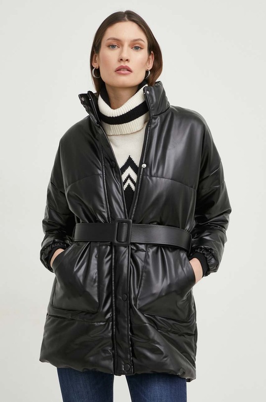 Bunda Answear.LAB oversize čierna 2061190.WK