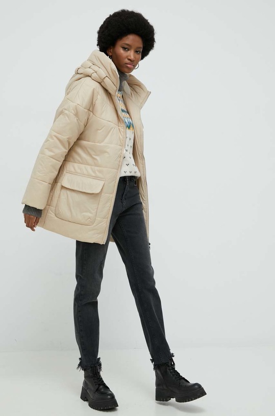 Answear.LAB kurtka jy5041.w beżowy WW23