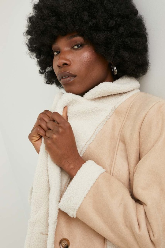 Vlnená bunda Answear.LAB béžová IJ2262.1h