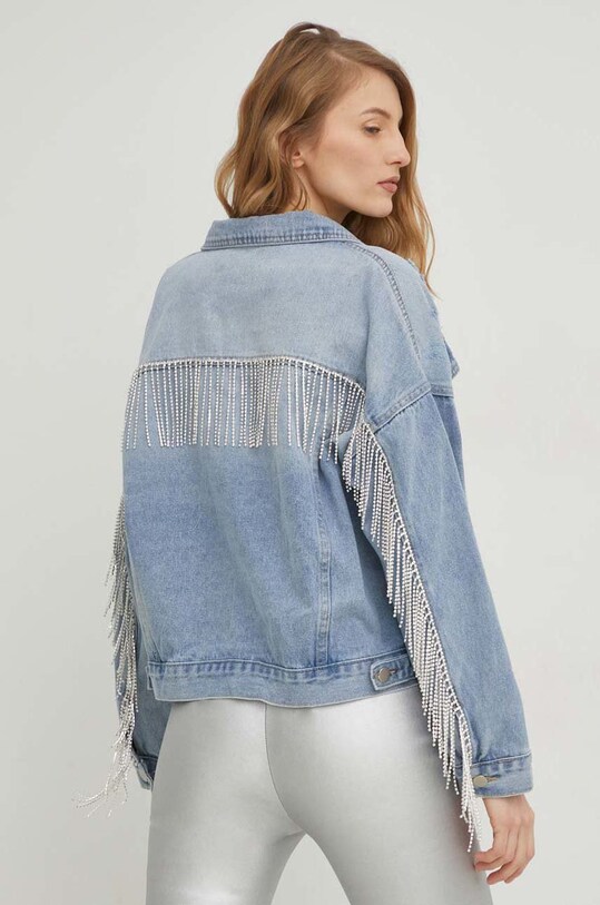 Ρούχα Τζιν μπουφάν Answear Lab X limited collection SISTERHOOD LR2279.WK μπλε