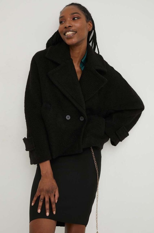 Answear Lab kurtka nieocieplane czarny 12419.js