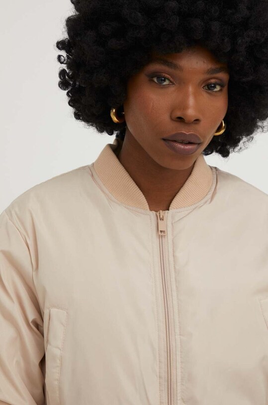 Answear Lab geaca bomber bej LJKARLONASTONE.WK