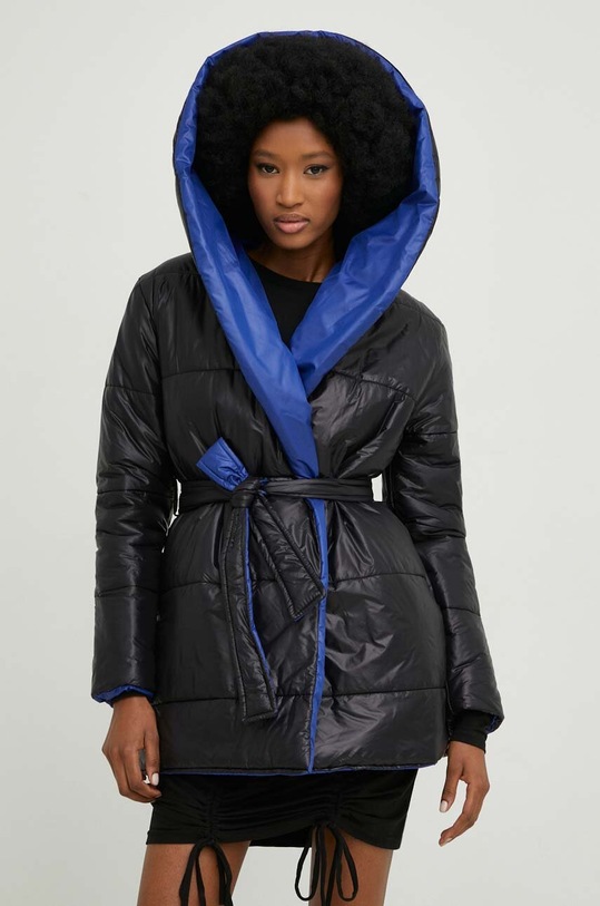 Answear Lab kurtka dwustronna pozostałe niebieski 3375.w