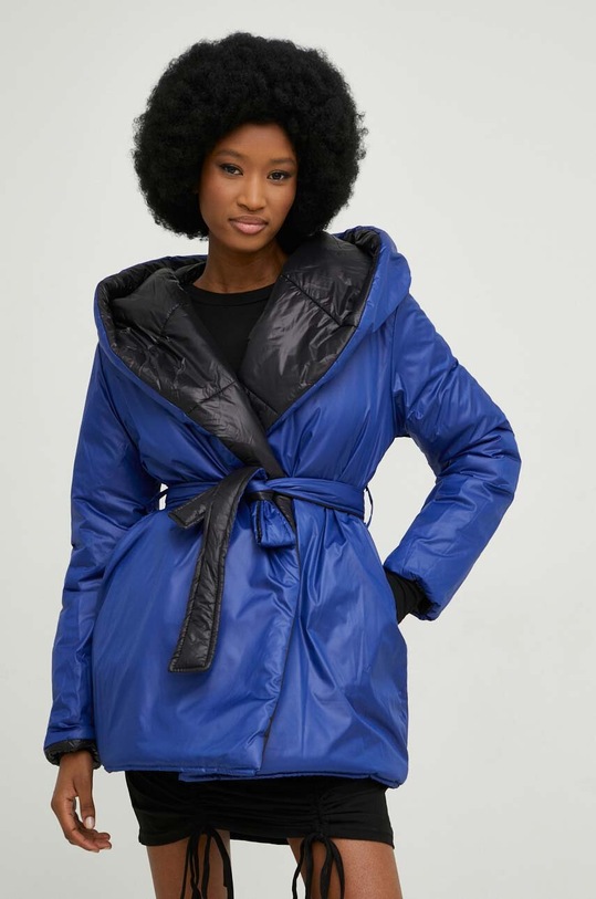 Answear Lab kurtka dwustronna 3375.w niebieski WW23