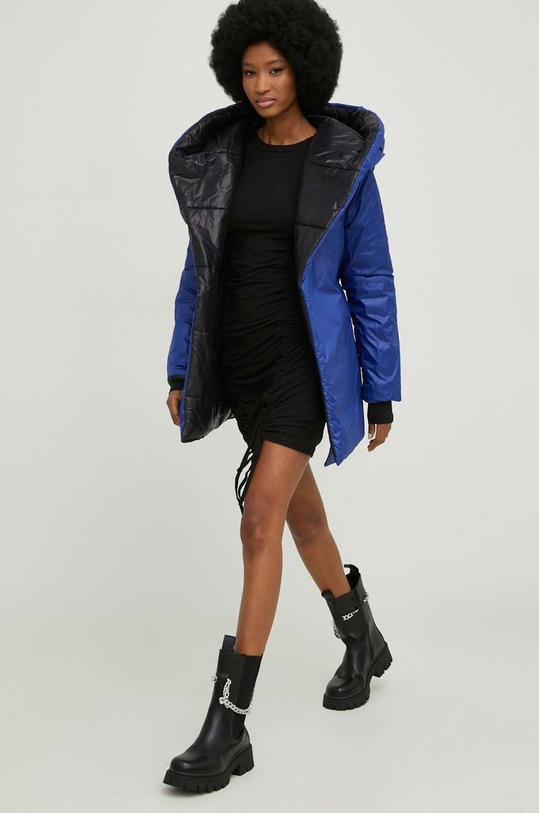 Odzież Answear Lab kurtka dwustronna 3375.w niebieski