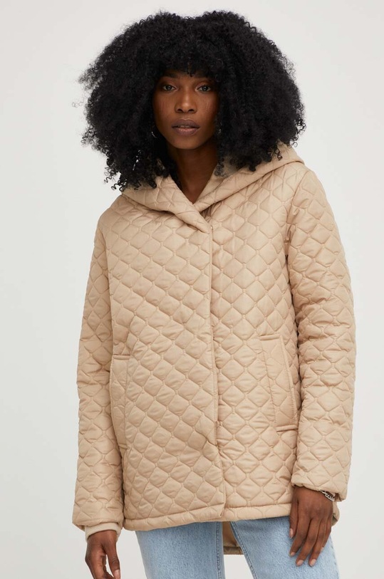 Answear Lab kurtka pozostałe beżowy 8145.js