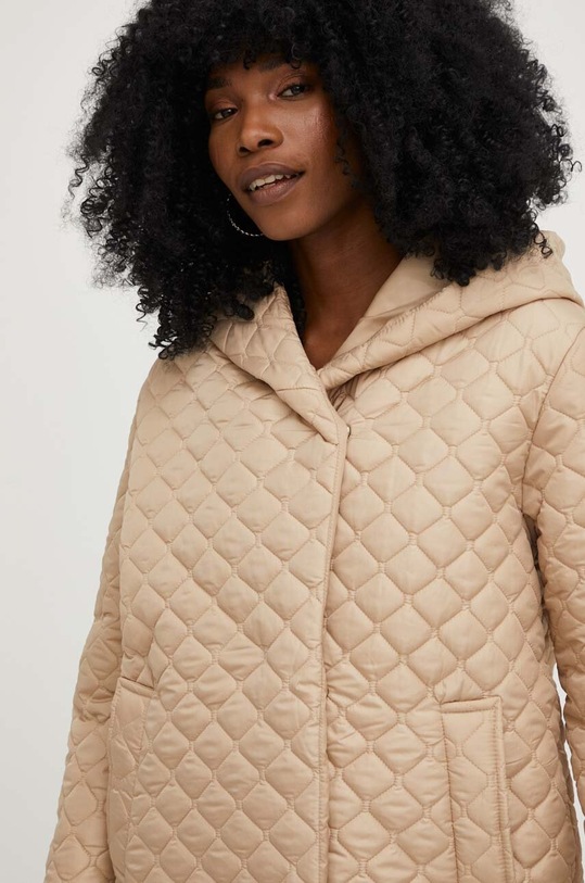 Answear Lab kurtka beżowy 8145.js