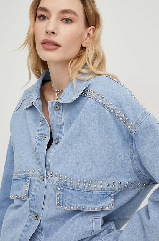 Answear Lab geacă din denim albastru 3.23ss120.KK