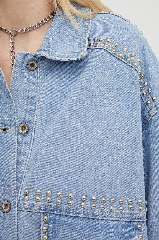 Answear Lab geacă din denim 3.23ss120.KK albastru