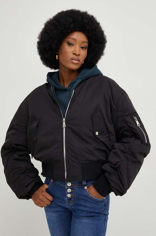 Answear Lab kurtka bomber AG1.22122.js czarny WW23