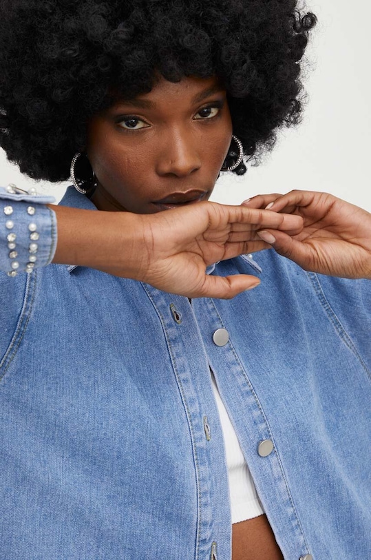 Džínová bunda Answear.LAB 356.WK modrá