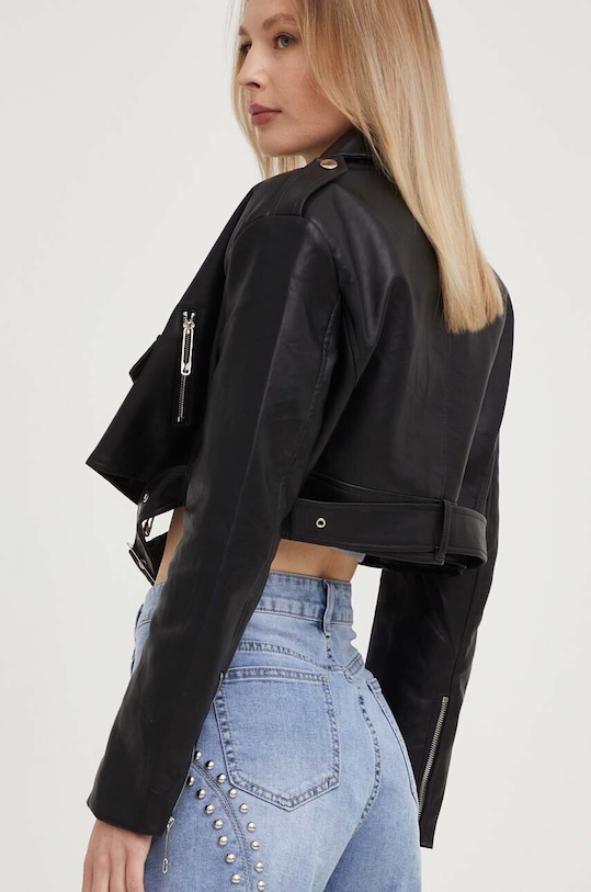 Ρούχα Δερμάτινο μπουφάν Answear.LAB 1337.w μαύρο
