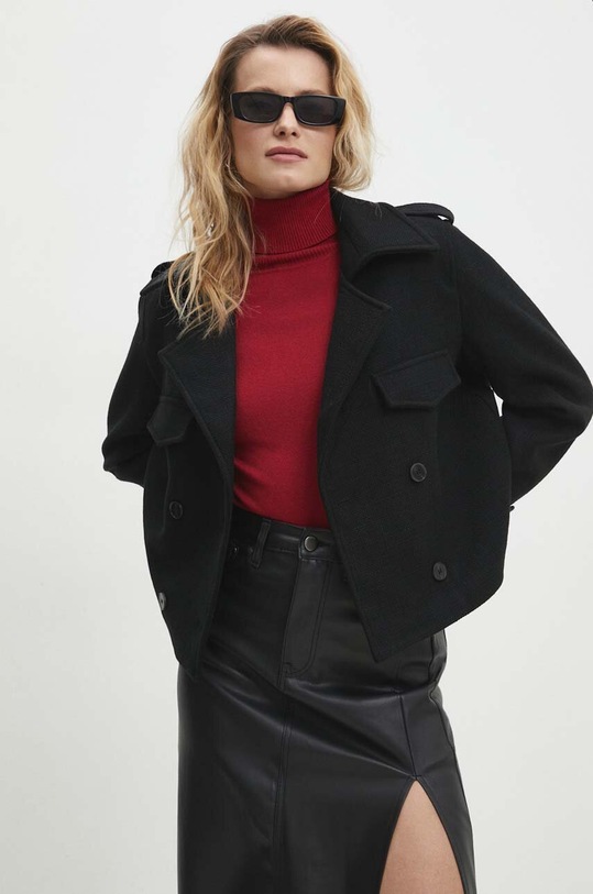 Μπουφάν Answear.LAB μαύρο b9315